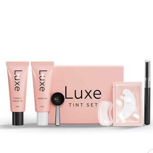 LUXE COSMETICS Black lash & brow tinting set NEW